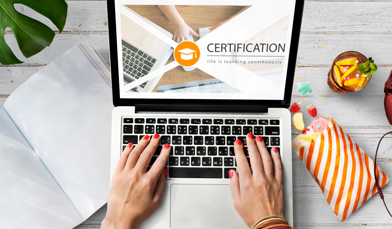 distance learning online education webpage